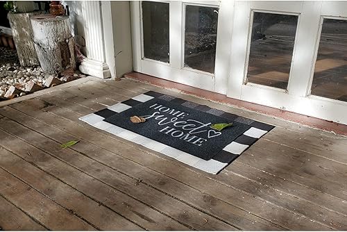 Miniatura 5 de AAZZKANG Tapete de bienvenida para interiores y exteriores, con parte trasera de goma antideslizante, tapete para el hogar, dulce hogar, atrapa