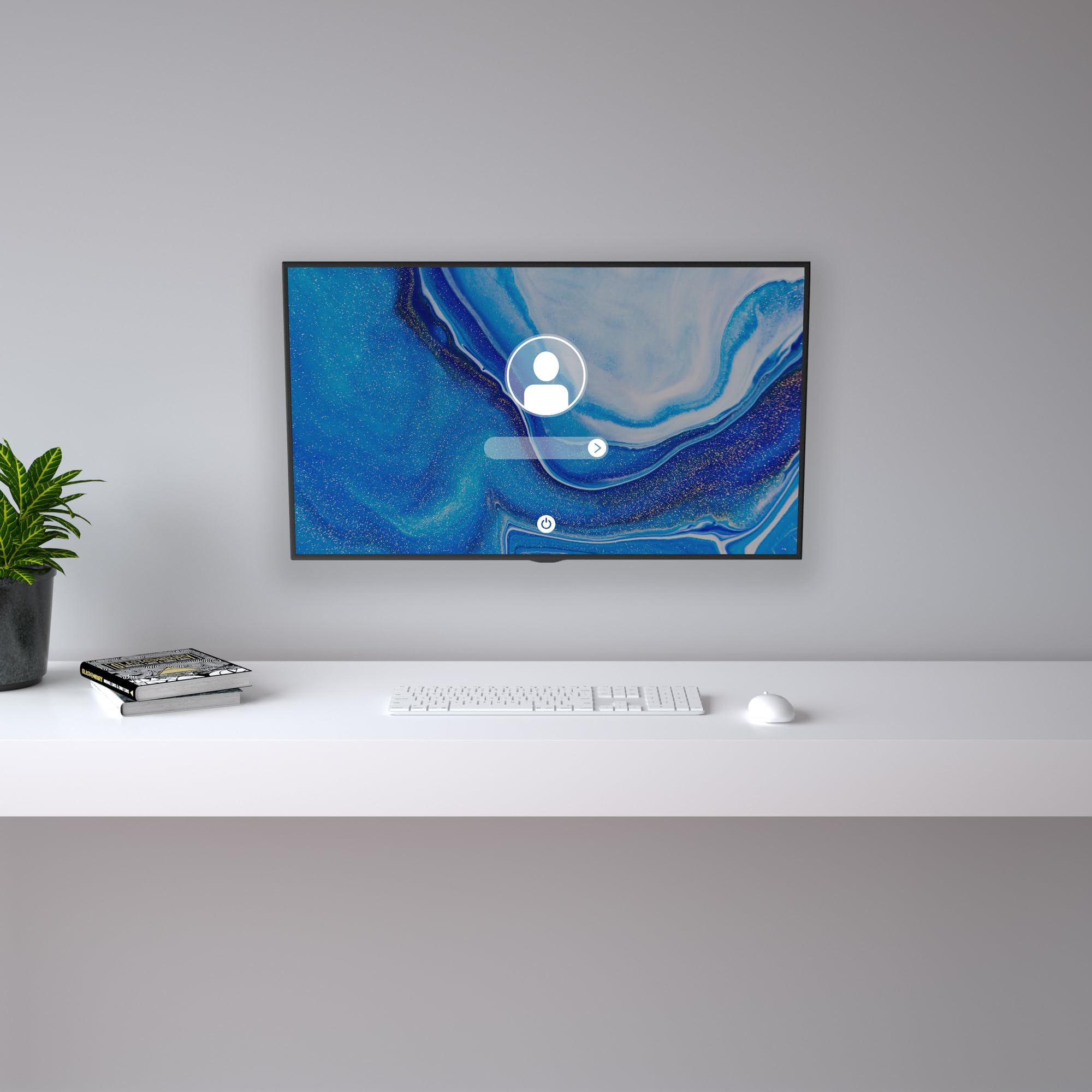 King anta ribalta supporto da parete per TV/monitor da 33 cm – 68,6 cm pollici, VESA compatibile 75 mm x 75 mm – 100 mm x 100 mm, max. Peso 15 kg per TV LCD LED Plasma schermo piatto schermi curvi