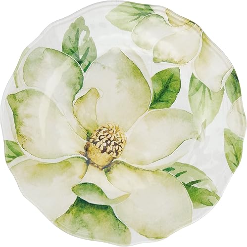 Miniatura 32 de UP ware Campanula - Juego de vajilla de melamina de 12 piezas, juego de platos para exteriores, juegos de platos y cuencos, servicio para 4, azul