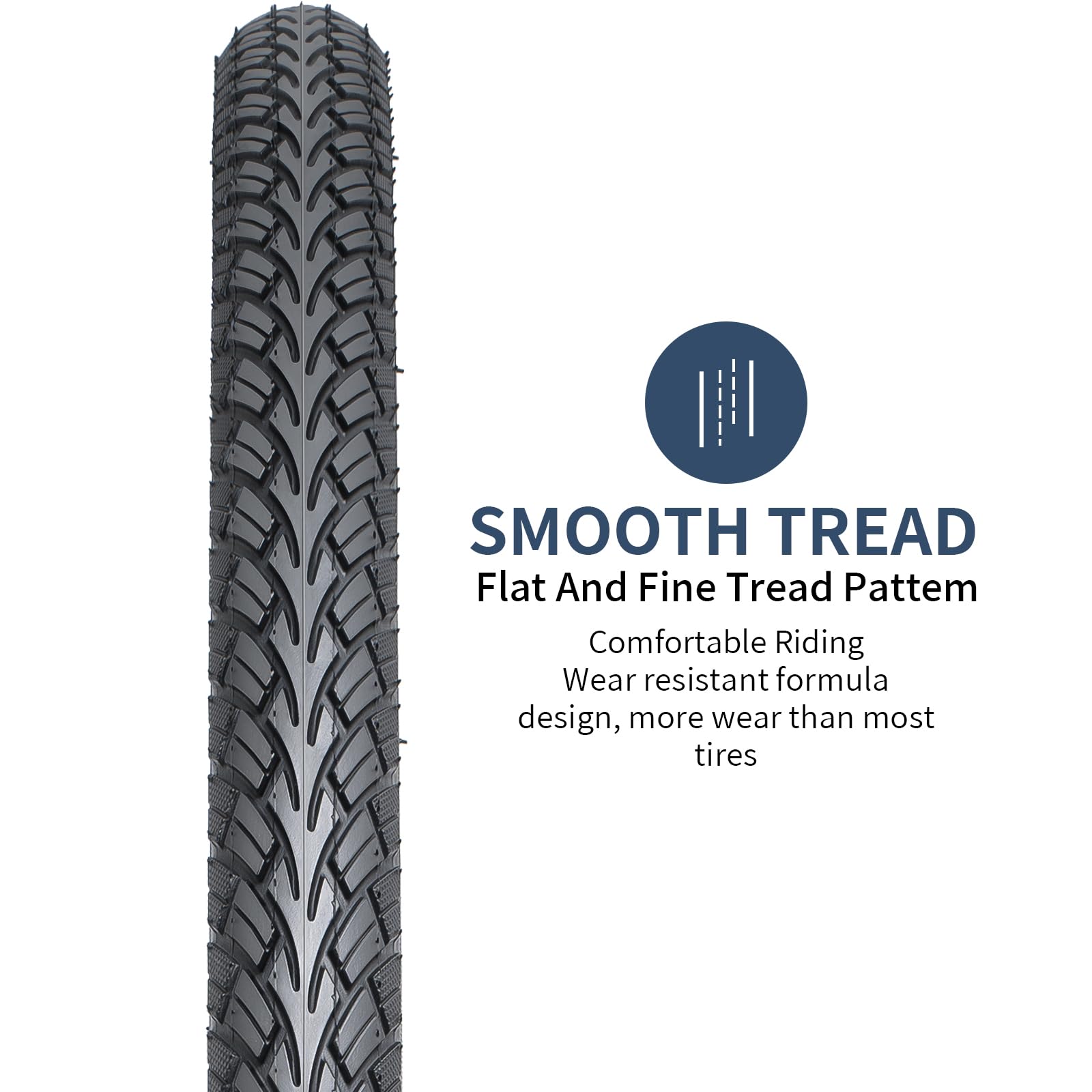 YunSCM 2Pcs Foldable 700C Bike Tyres 700x35C Tires 37-622 Compatible with Road Bikes, City Bicycle Bikes 28x1.40 700x33C 700x34C 700 x 35C 700x36C 700x37C Tyre