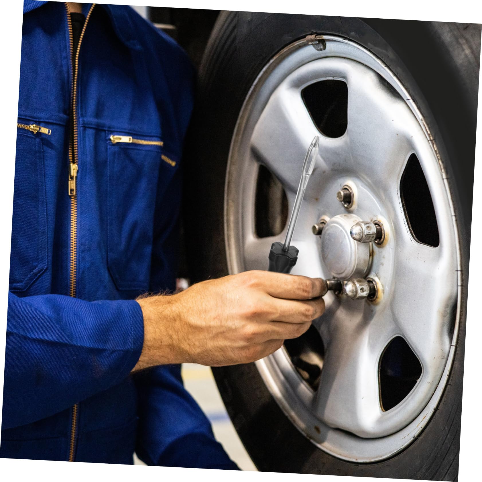 5 Sätze Teiliges Reifenreparaturset Für Auto Und Atv Heavy Duty Flickenwerkzeug Mit Vakuumfunktion Zur Schnellen Reparatur Von Reifenpannen 4 Stück * 5