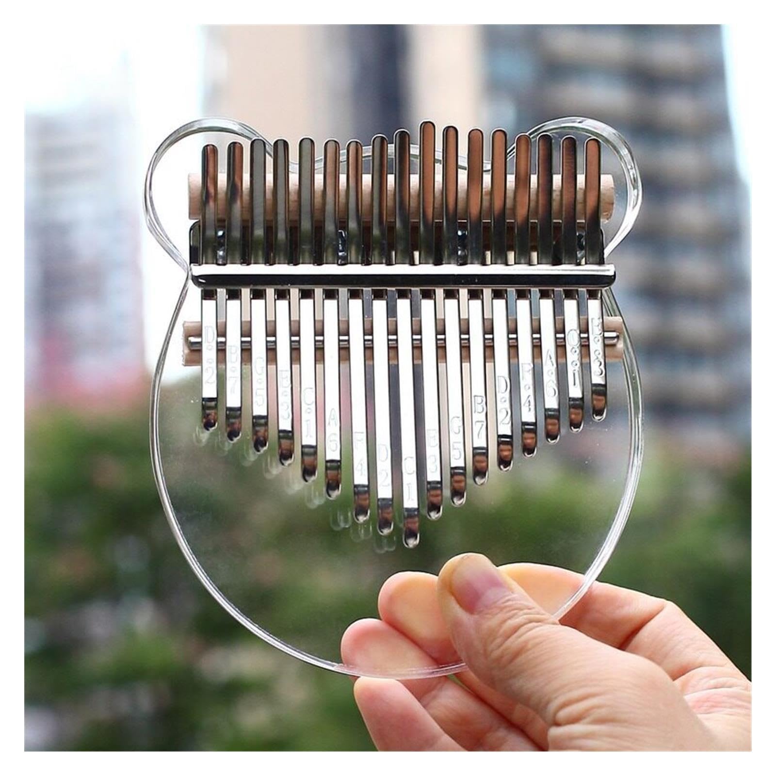 Kalimba portatile Kalimba Trasparente 17 Note