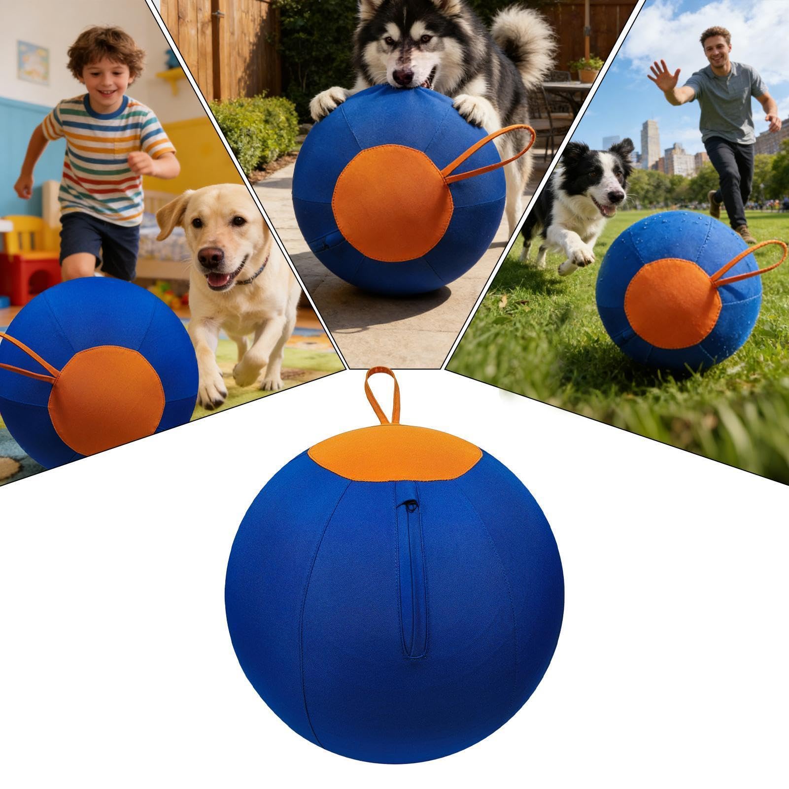 Piłka do noszenia dla psów pasterskich Interaktywna zabawka dla dużego