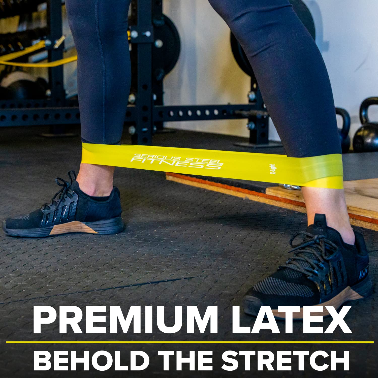 Serious Steel - Mini Bandas de Resistencia para Fitness, Bandas elásticas de rehabilitación y prehab, Bandas de Entrenamiento de Ejercicio de 12 pies (Juegos de 5 Paquetes y Juegos de 10 Opciones de