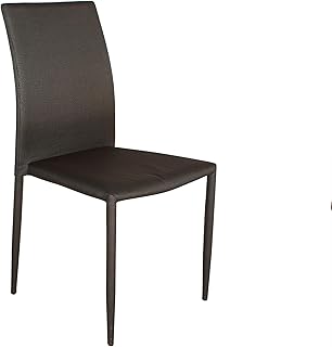 SUÁREZ Kursa Sillas Comedor, Poliuretano, Marrón, 53 x 44 x 90 cm, 6 Unidades