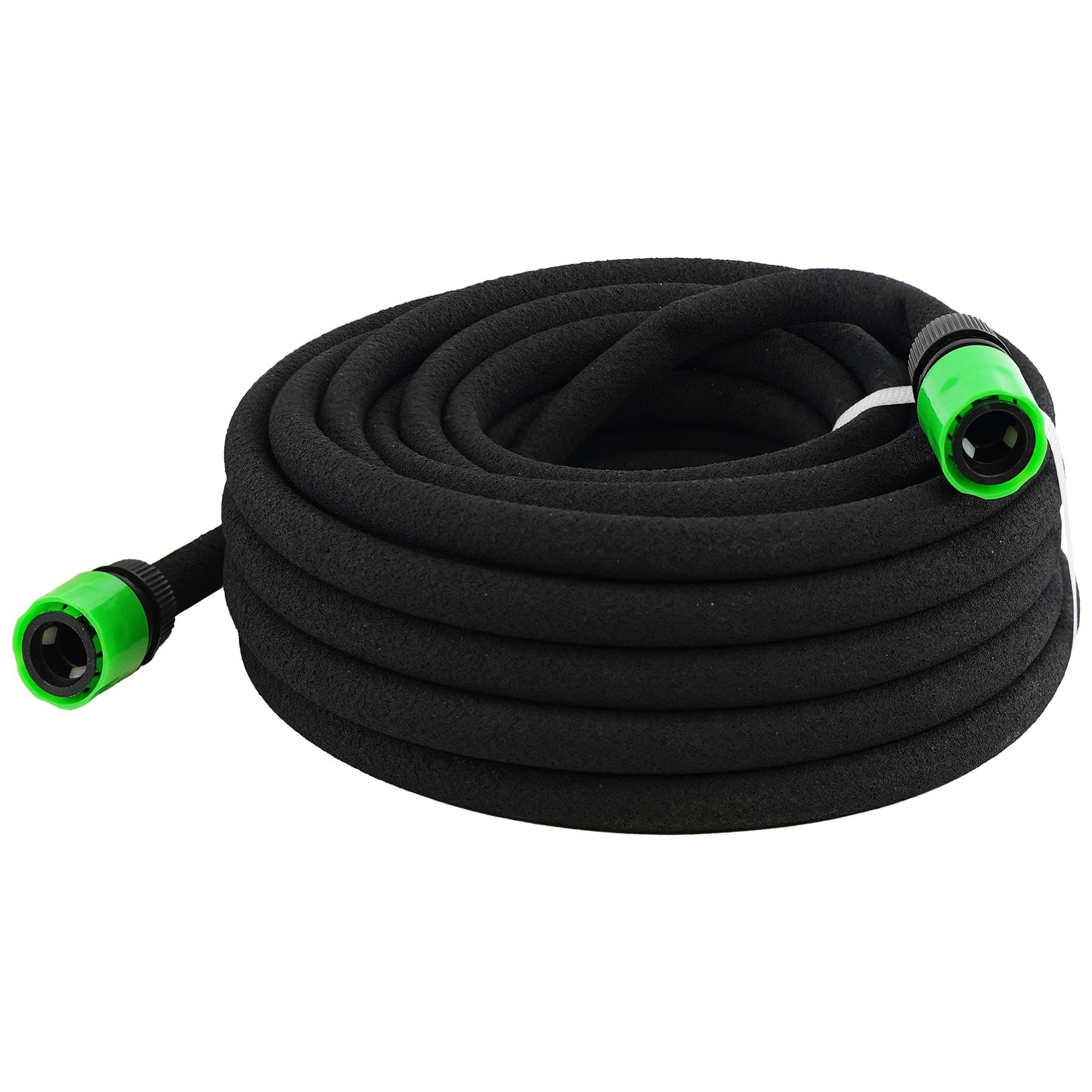 GEEZY 15m Garden Soaker Hose with 1/2" Connectors – Time & Water Saving Drip Irrigation Pipe for Efficient Garden Watering System – Porous Leaky Hose for Plant Row, Flower Bed & Vegetables