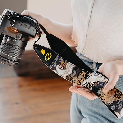 Miniatura 9 de Art Tribute Camera Strap for All DSLR and Mirrorless Cameras. Add Your Name Or Initials Make It a Personalized Gift