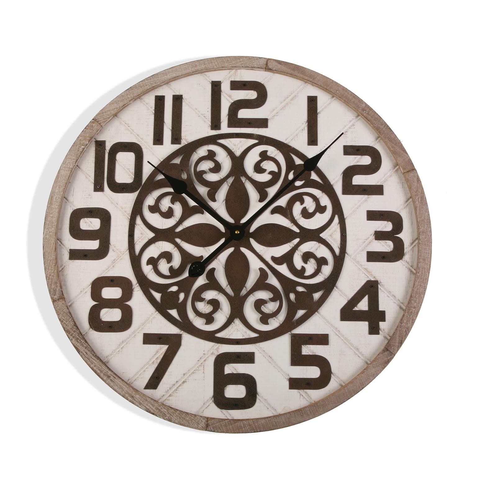 VERSA RELOJ PARED MADERA 60 CM