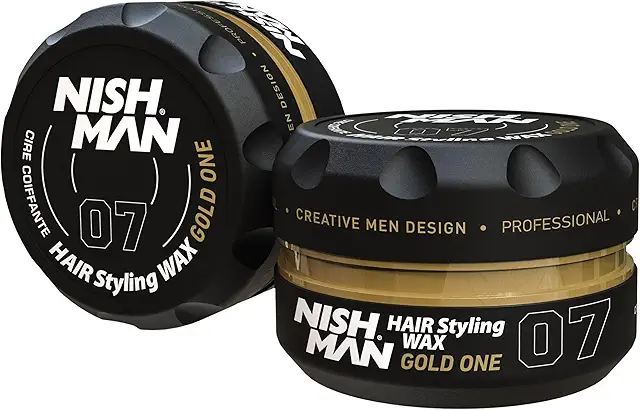 NISHMAN Hair Styling Wax for Men - Strong Hold Natural Finish 150g