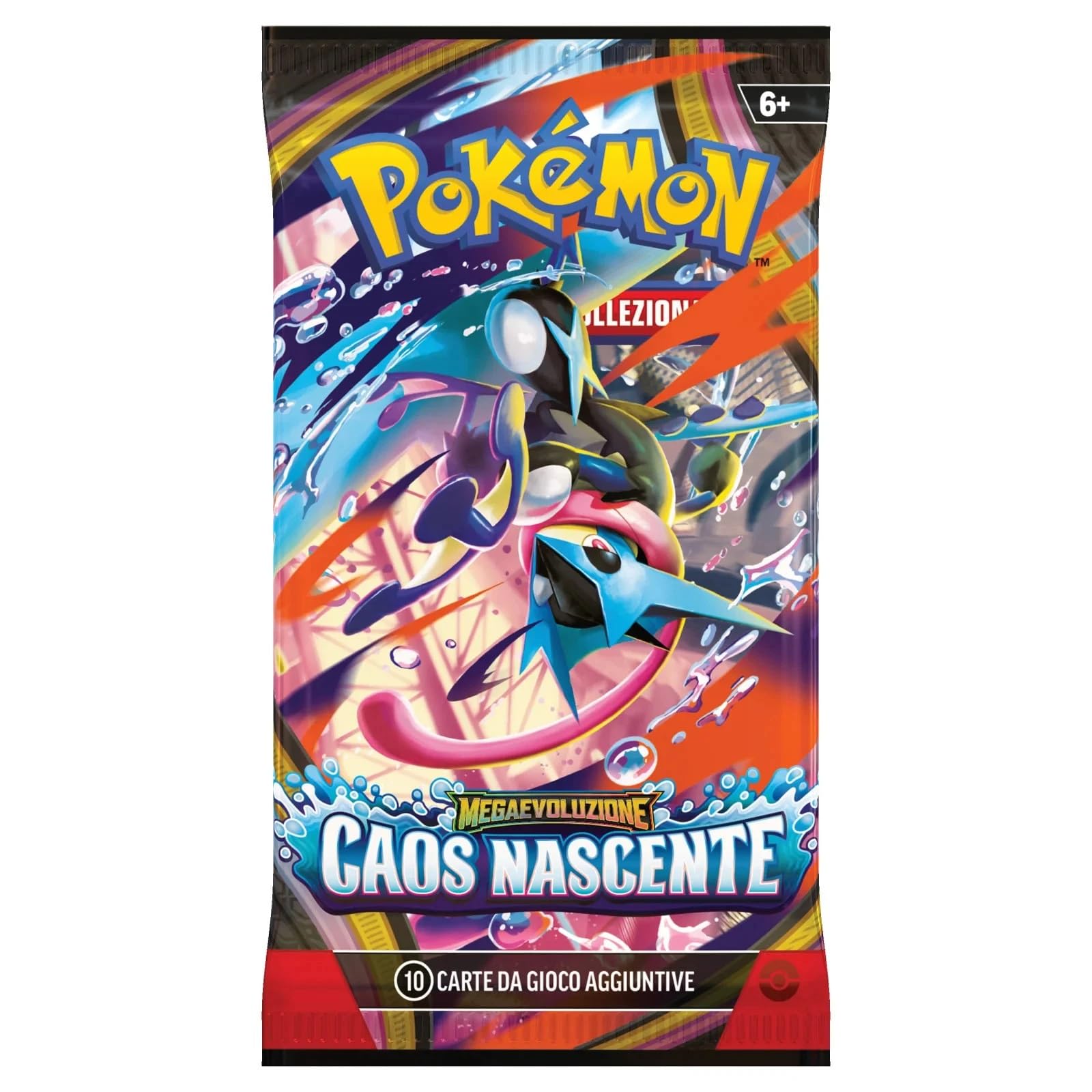Carte Pokémon Megaevoluzione CAOS NASCENTE del GCC - espositore sigillato con 36 buste da 10 carte - edizione in italiano