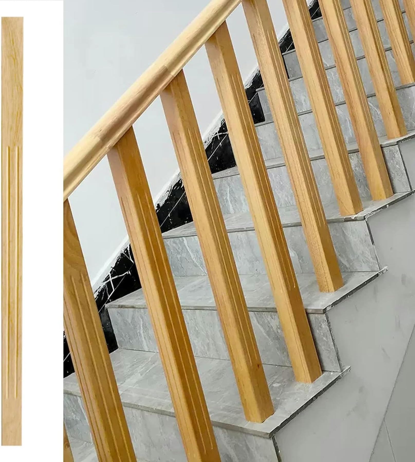 Balustrade d'escalier de 95 cm avec poteau de balcon et colonne pour garde-corps de pont