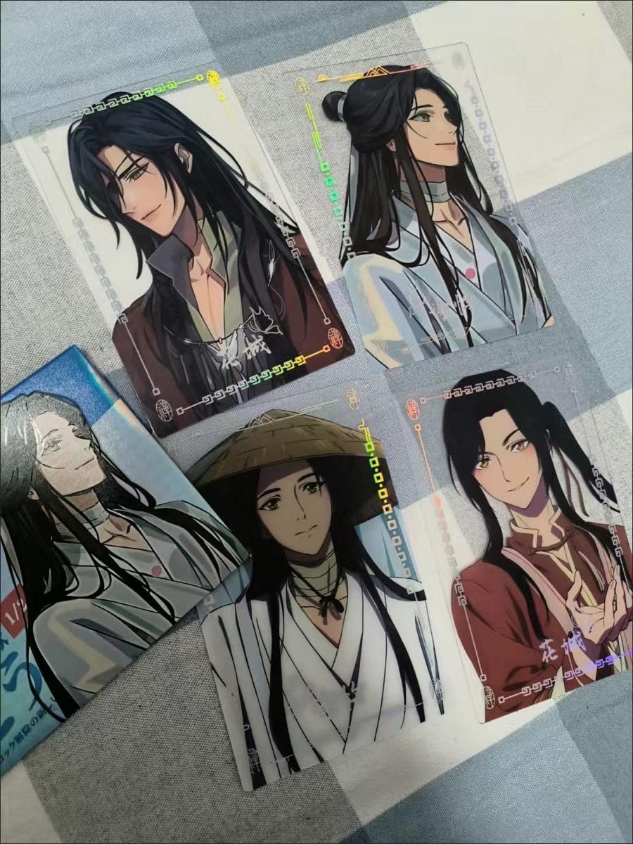 天官賜福 花城 三郎 太子殿下 殿下 謝憐 アクリル4点 缶バッジ