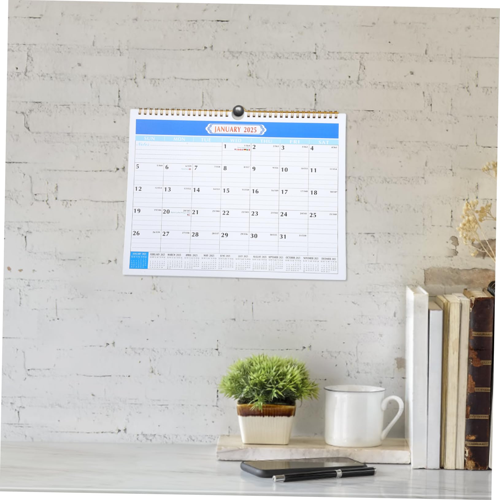5 Pezzi 2023 Calendario Da Parete Inglese Planner Calendario 2023 Pianificatore Mensile Annuale Pianificatore Da Parete Annuale Mappa Del Mondo Da Parete Calendario Inglese