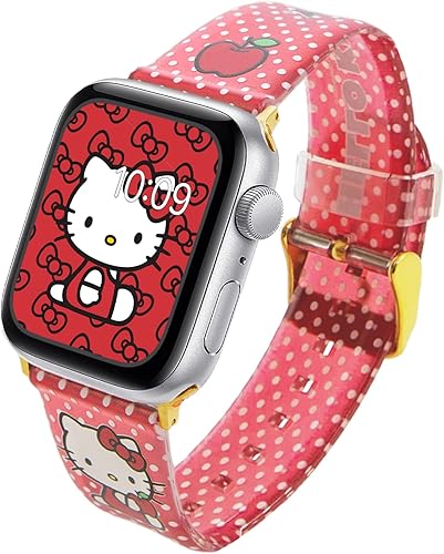 Miniatura 3 de Sonix x Sanrio - Parachoques para reloj (negro) + correa de reloj de Apple de Hello Kitty