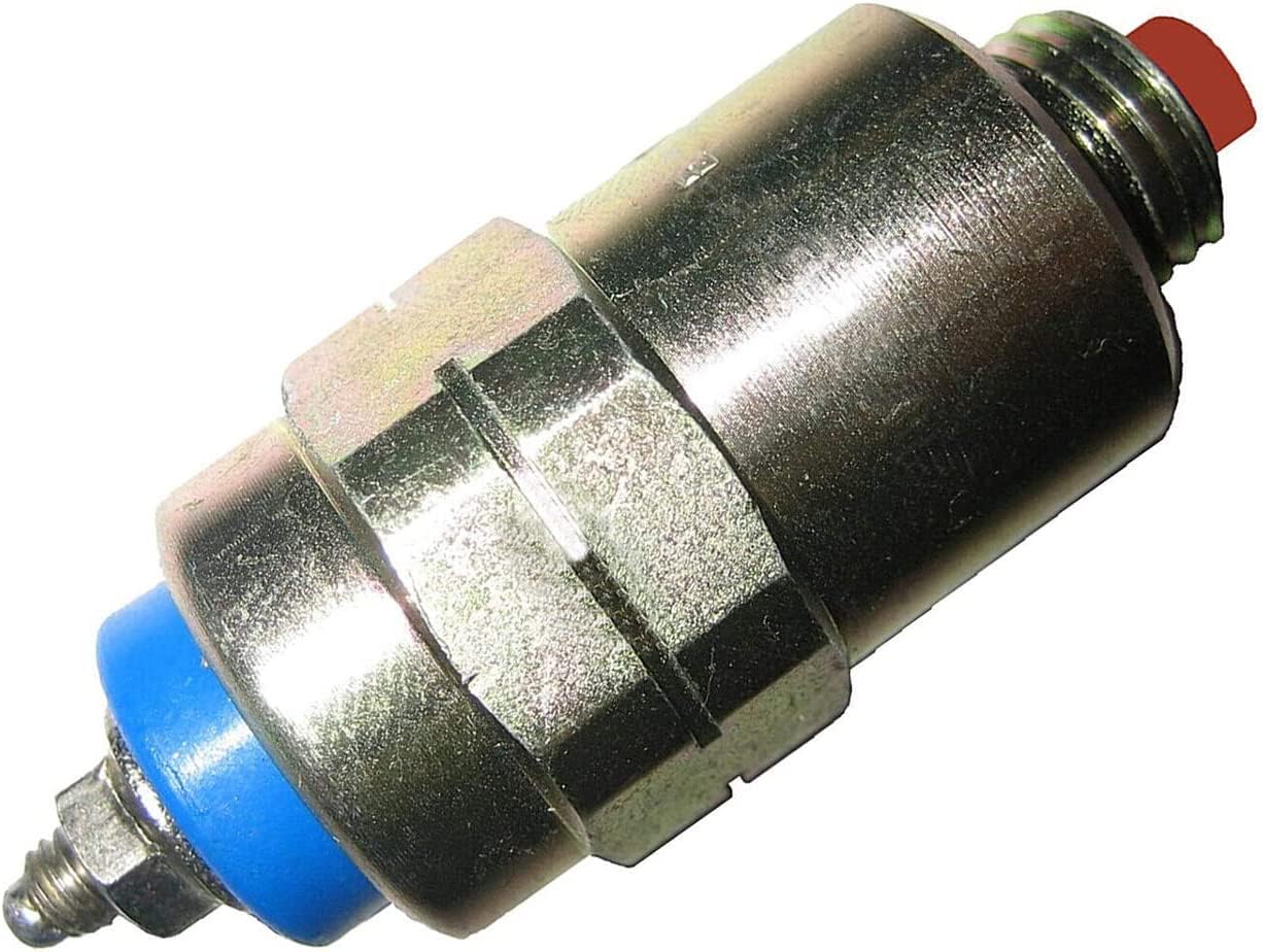 Électro-vanne d’Arrêt Pompe Injection Roto Lucas compatible pour AX BX BERLINGO JUMPER JUMPY SAXO XM XANTIA XSARA TRANSIT 106 205 304 305 306 309 405 406 BOXER EXPERT CLIO TRAFIC 1680.85 7701030222