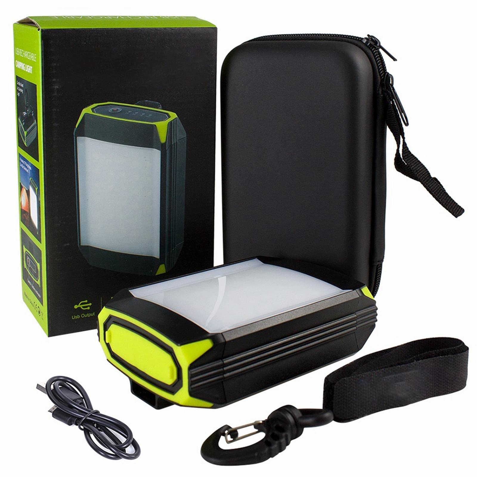 Campeggio Luce 6000mAh Lanterna di Campeggio Ricaricabile USB Led Luce Esterna 5 Modalità Multi Funzione Hang Banca di Potere