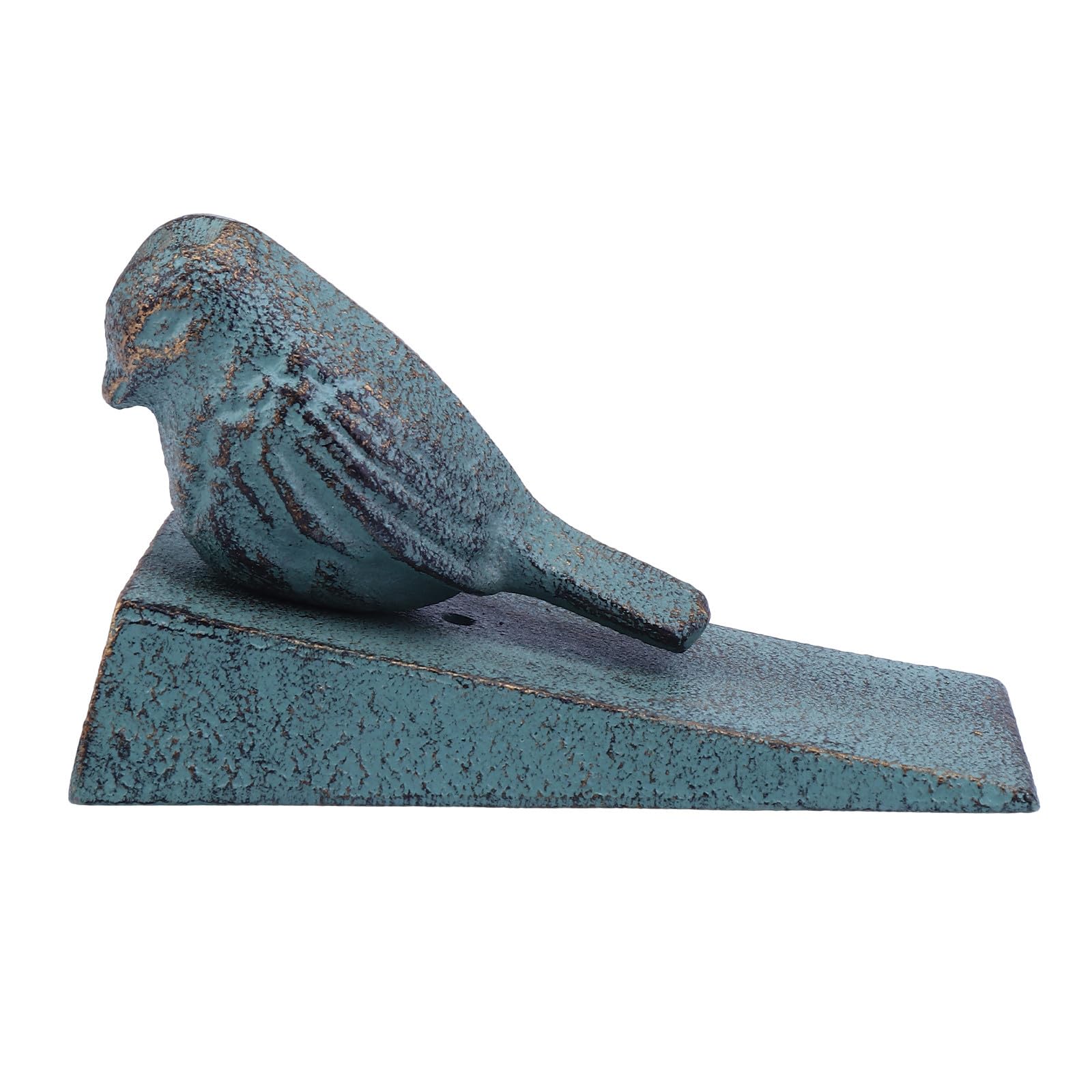 Cale de porte en fer vert rustique MERRYHAPY pour la sécurité de la maison