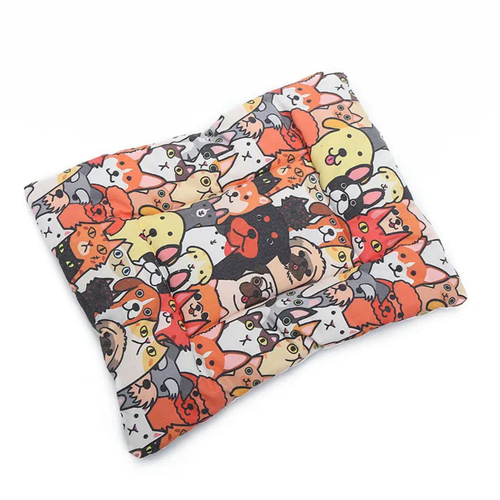 MdybF Letto per Cani Quattro Stagioni Universale Pet Sleeping Mat Cartoon Kennel Gatto Dog Mat Traspirante Gatto Litter Gatto Mat Pet Forniture
