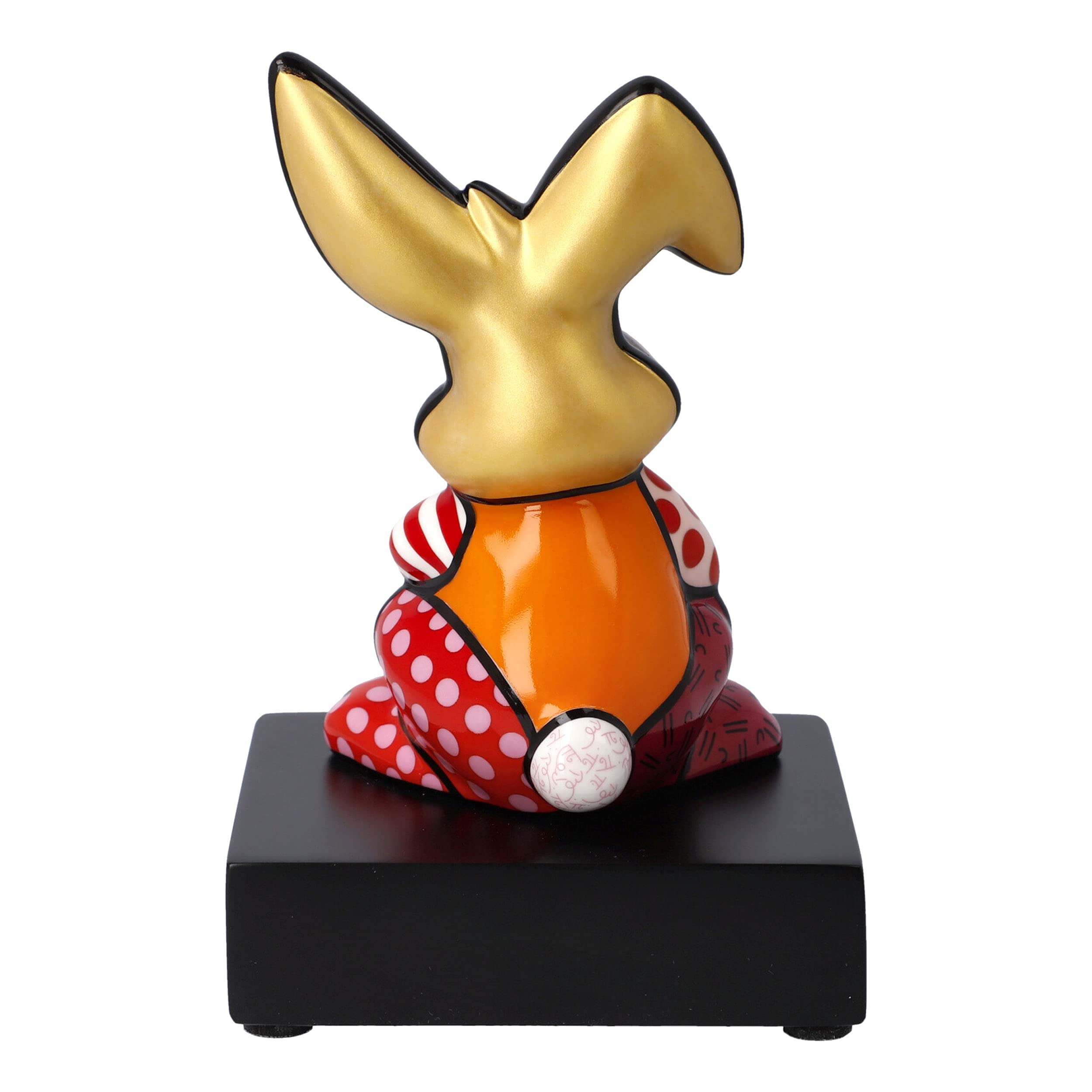 Goebel Pop Art figurka dekoracyjna, porcelana, 14 cm, pomarańczowa
