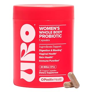 O Positiv URO Women’s Probiotic – All-in-one Probiotic for Women - Vaginal, Gut, Skin, and Oral Microbiome Health – 20B+ CFUs, Licorice Root, Dandelion – Non-GMO, Vegan, Gluten-Free – 30 Capsules - Amazon product rated Grade A