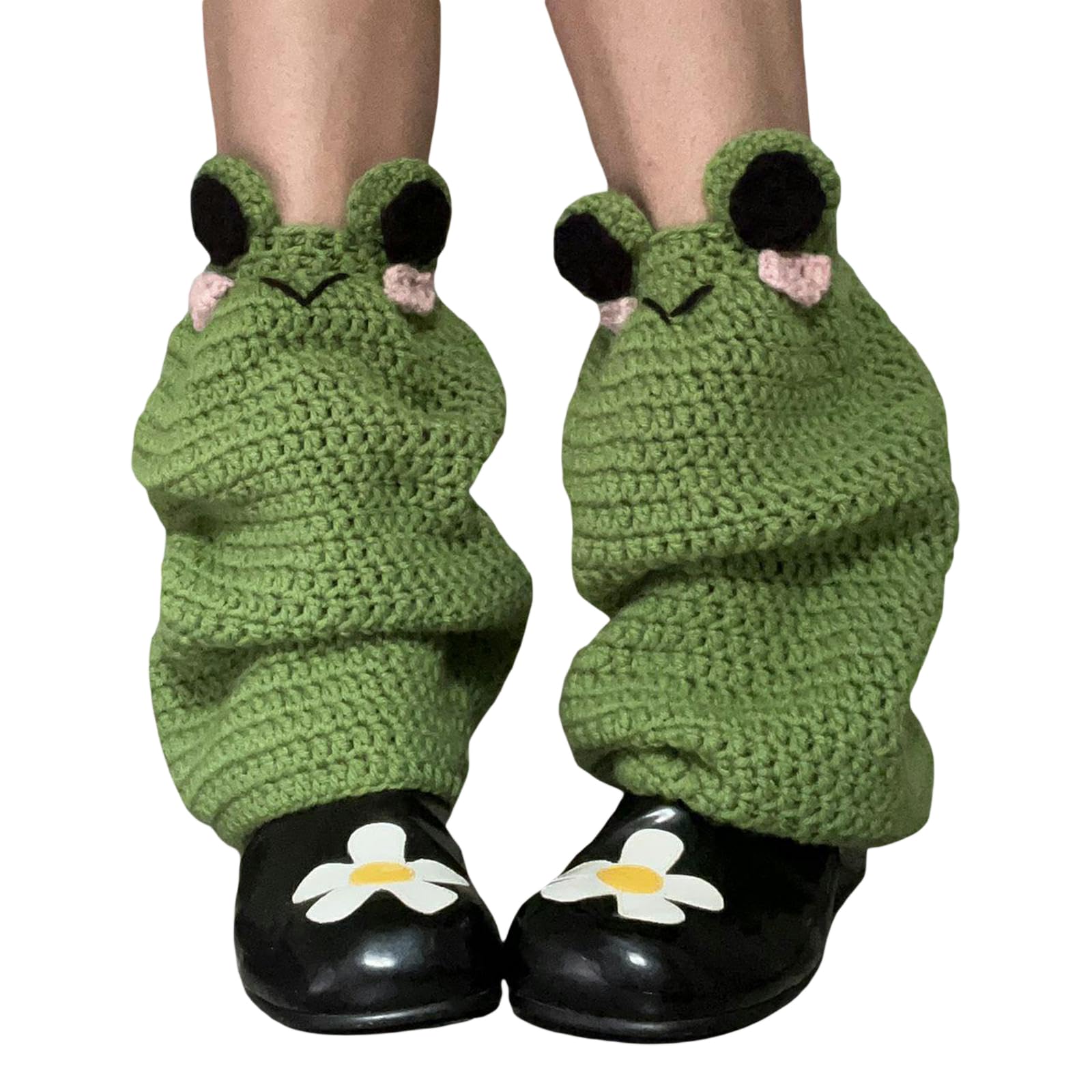 Women Knit Cute Leag Warmers Kawaii Strawberry Leg Warmer Y2K Crochet Legwarmers Japanese Socks Cute Accessories