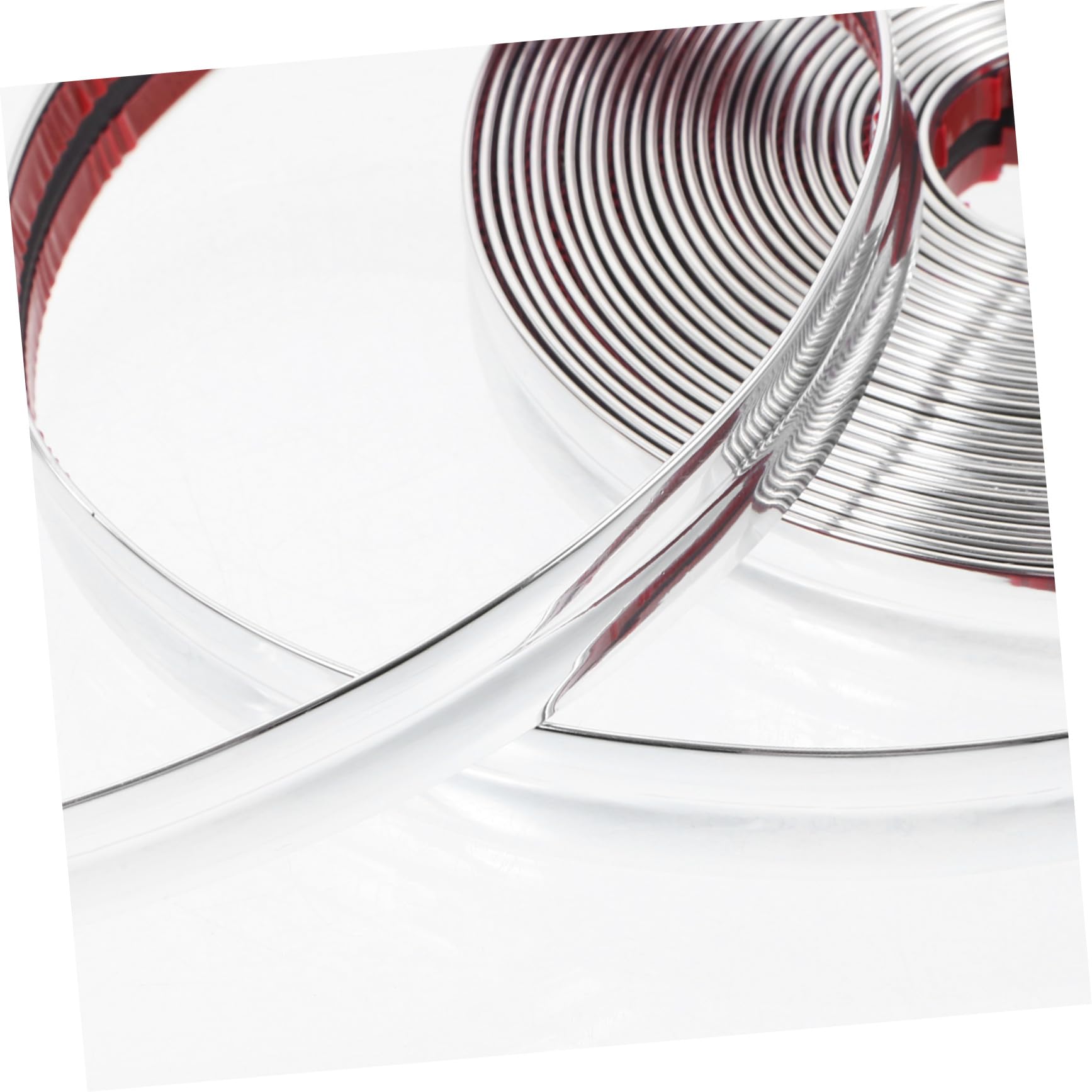HOMSFOU Moldura de Esquina Flexible y Autoadhesiva de Pvc para Protección de Paredes, Decoración Elegante para Cocina y Sala de Estar, Fácil de Instalar sin Perforaciones