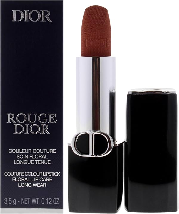 Rouge Dior Labial de Terciopelo Alta Costura - 200 Nude Touch de Christian Dior para Mujer - 0.12 oz Labial (Recargable)