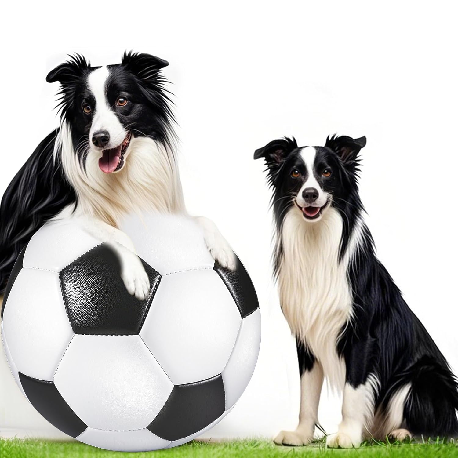Herding Ball for Dogs - PU 50CM Interactive Dog Balls Toys for Australian Collie Border Collies Dog Balls