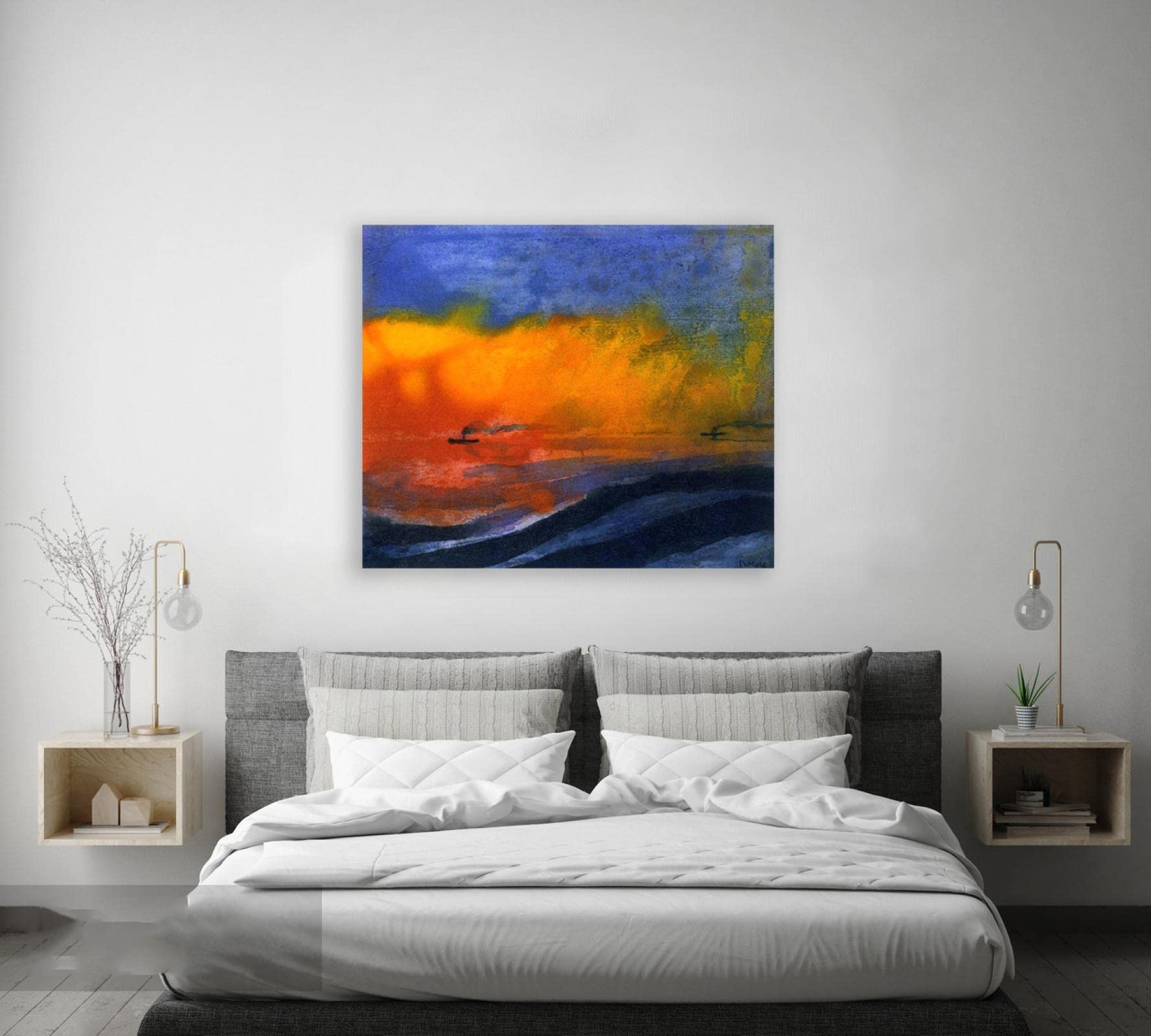 エミール ノルデ アイリス アート 額縁 インテリア Amazon.co.jp: エミール・ノルデの有名な絵画がキャンバスに印刷され