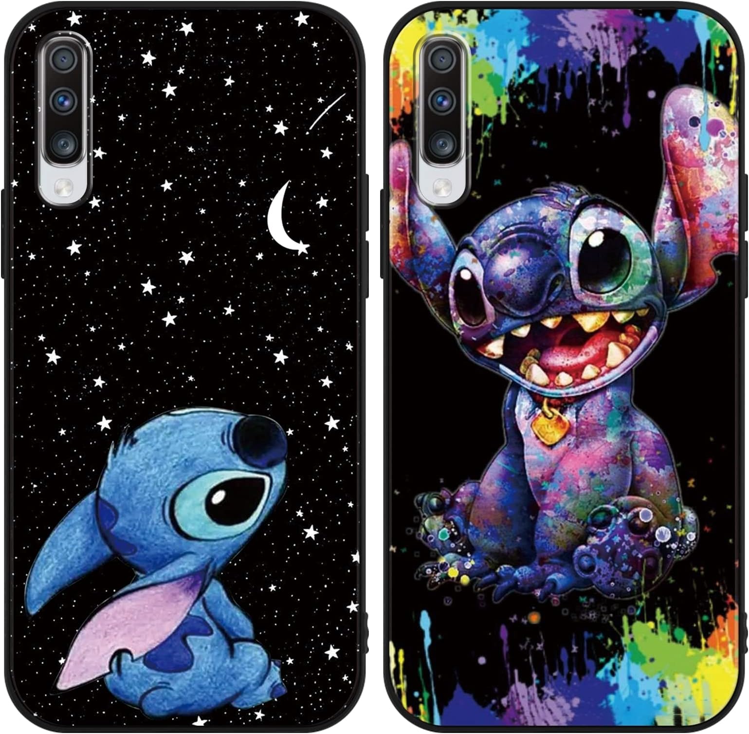Uposao Cover Compatibile con Samsung Galaxy A50 Custodia Glitter Bling