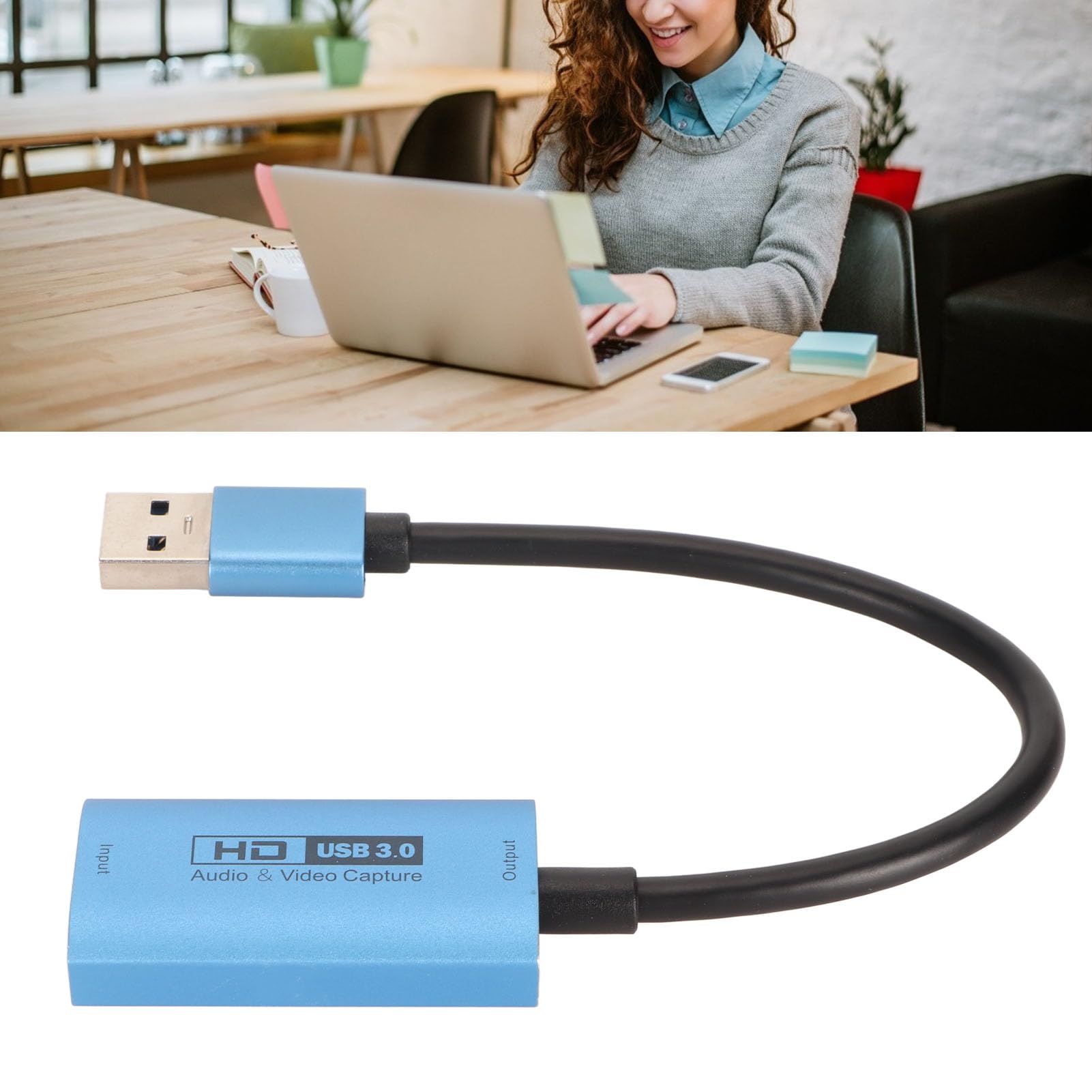 Carte Capture Vidéo ANYOYO USB 3.0 - 4K30/1080P60 - Pour Streaming, Jeux, Nintendo Switch
