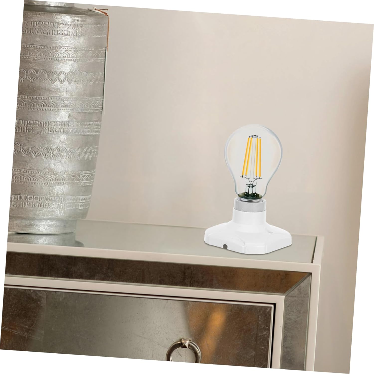 20pcs Lamp Holder Led Screw Base Lamp Socket Adapter Light Socket Outlet Replacement Light Fixtures