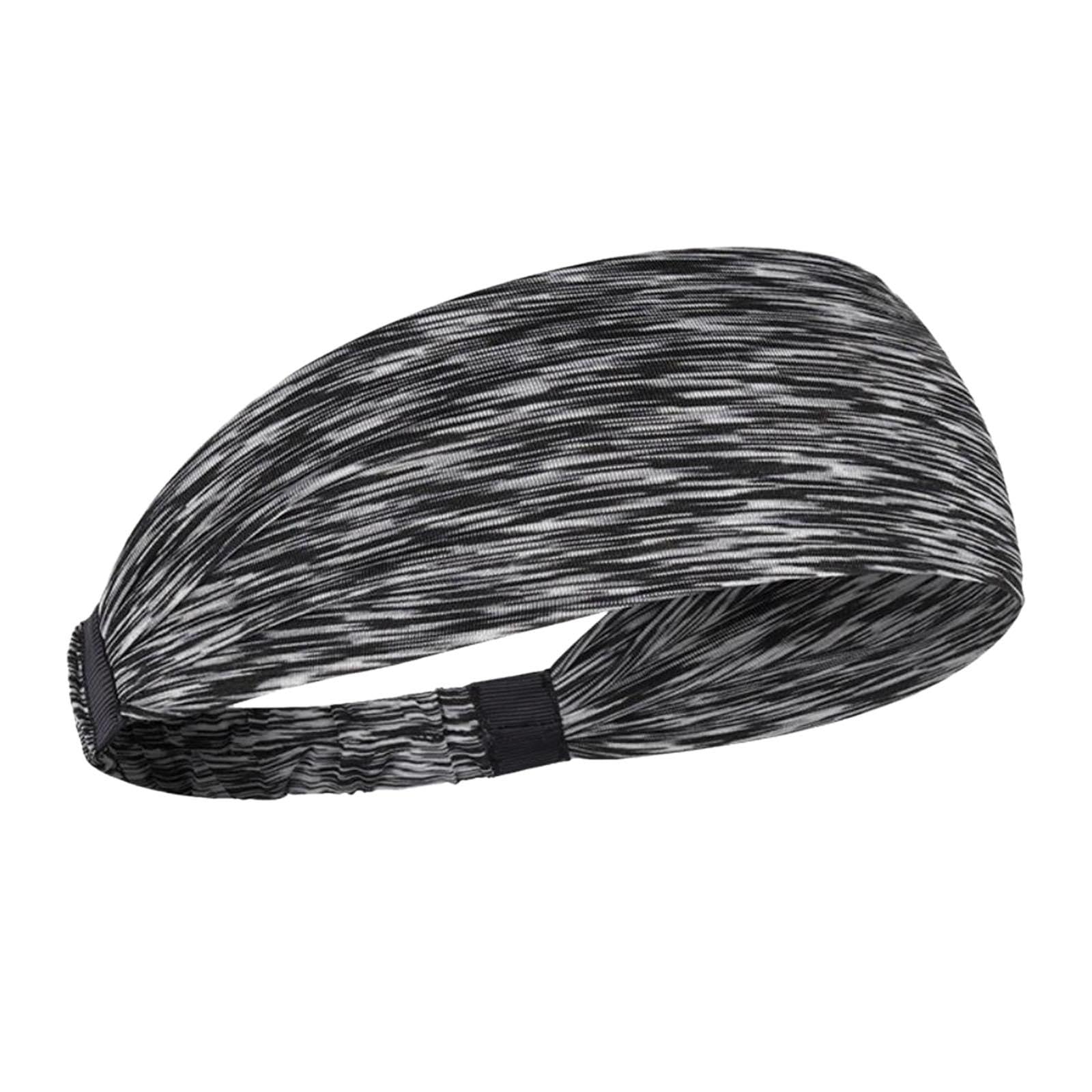 loom tree Sports Headbands Anti Slip Elastic Sweatband For Soccer Exercise Working Out Gray | Womens Accessories | Hair Accessories-picture-34