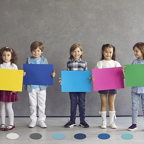 Miniatura 3 de Tinlade 240 calcomanías de vinilo autoadhesivas multicolor para colocar en el aula (5 pulgadas, color fresco)