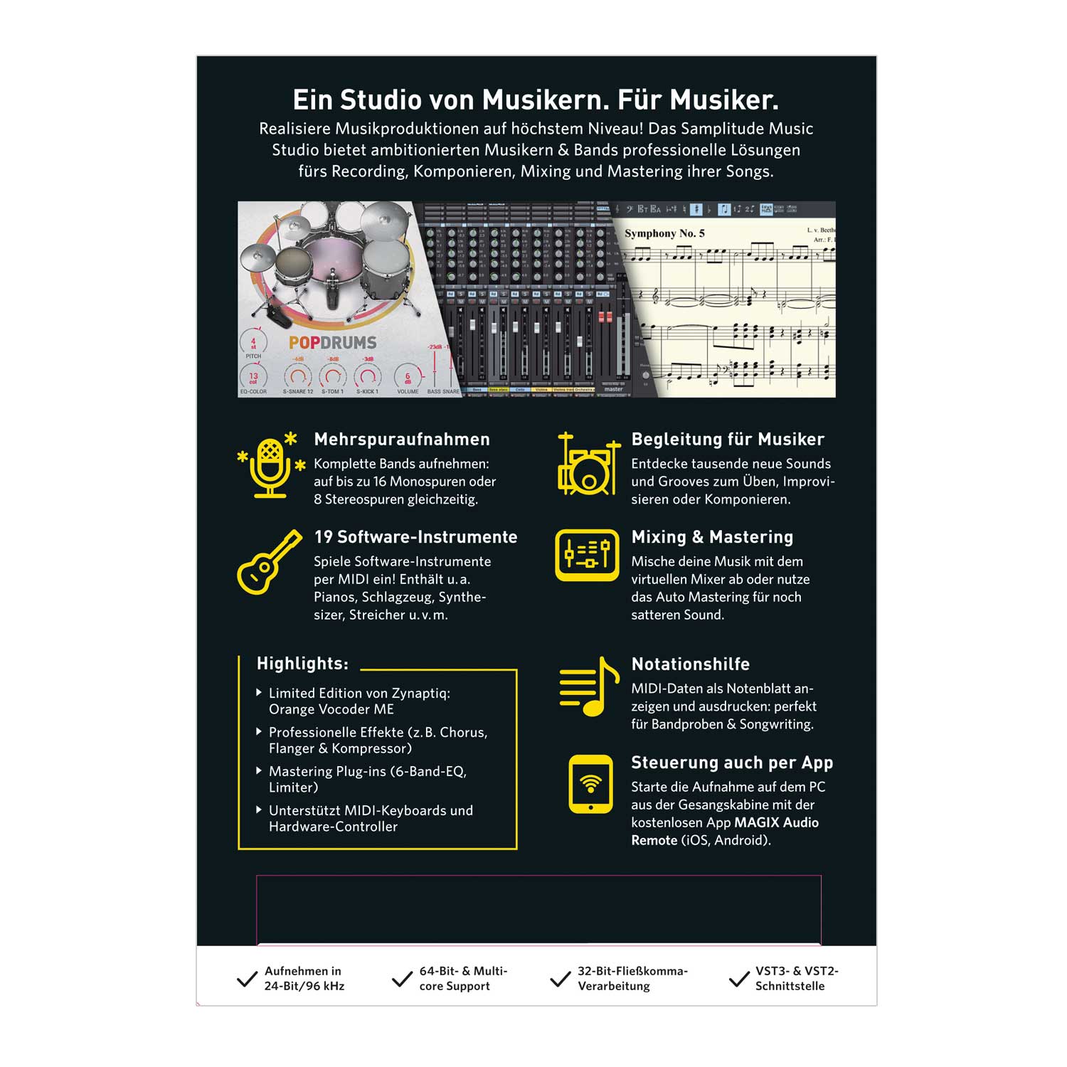 MAGIX Samplitude Music Studio