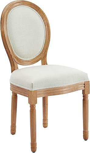 Miniatura 86 de Kiztir Juego de 2 sillas de comedor de ratán, sillas de comedor francesas de mediados de siglo, sillas de comedor de granja con respaldo alto para