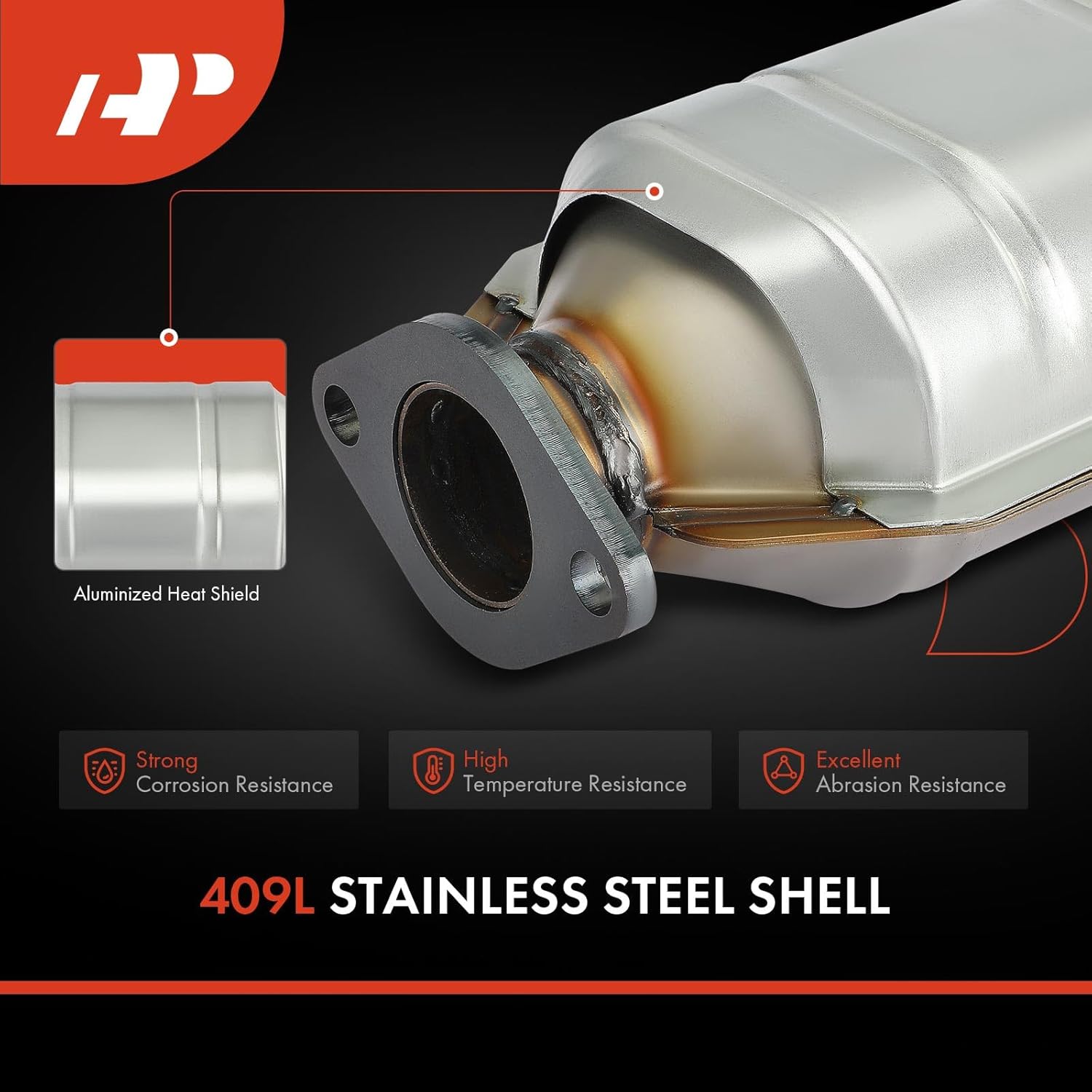 A-Premium Catalytic Converter Kit Direct-Fit Compatible with Kia Sportage 2005-2010 & Hyundai Tucson 2005-2008, 2.0L, EPA Compliant, Replace# 2895023820