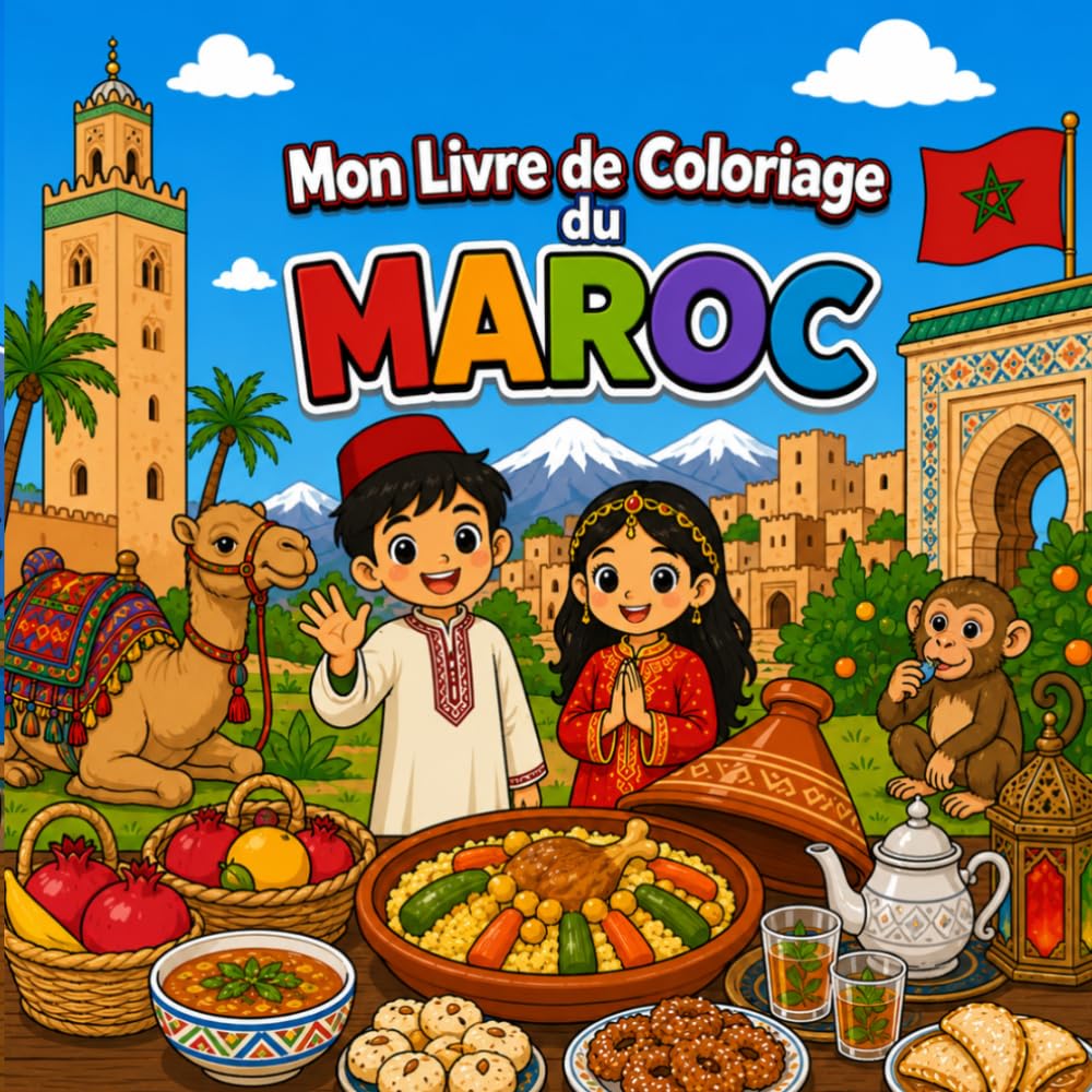 Mon livre de coloriage du Maroc