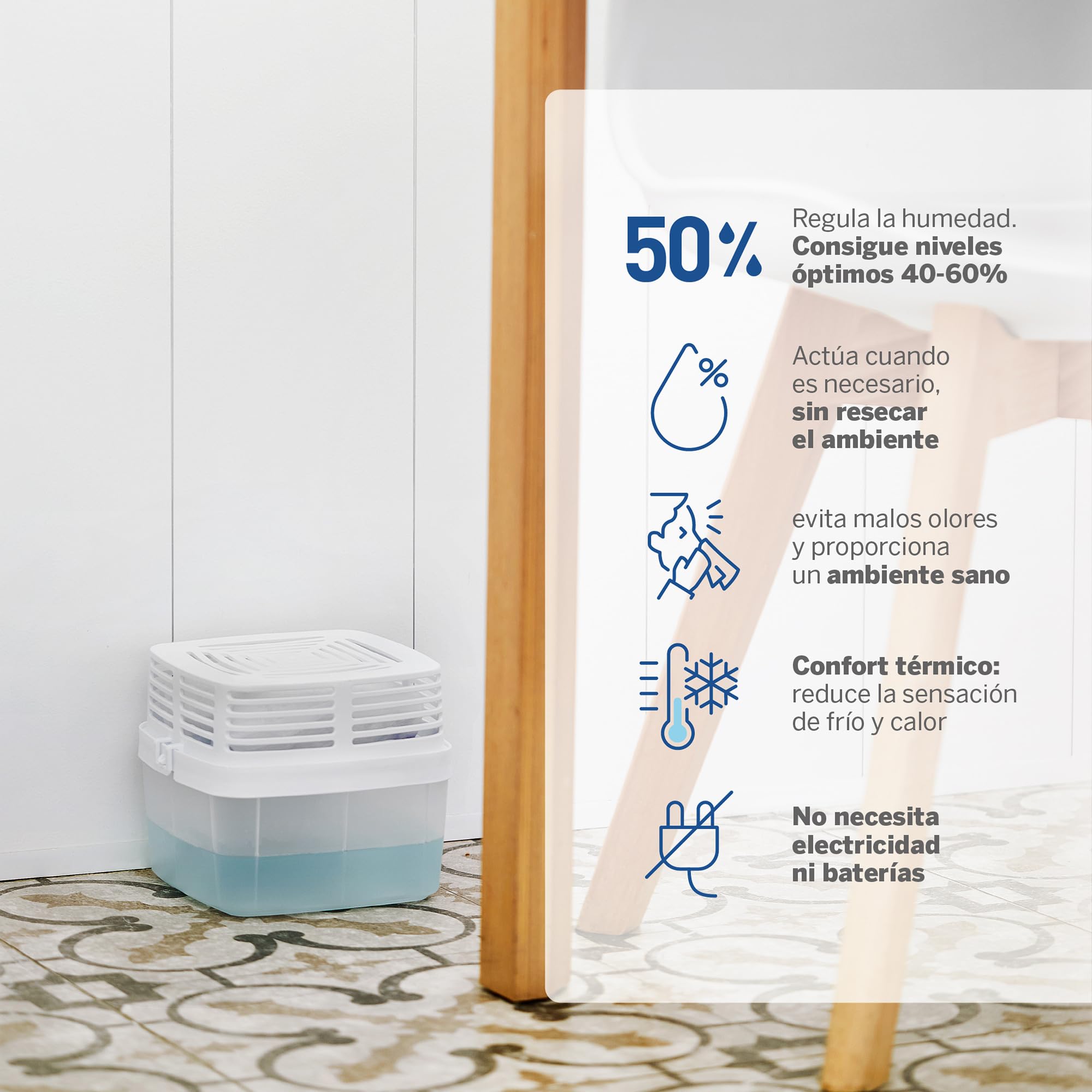 HUMYDRY -Pack 10 Recambios Antihumedad 450g – Absorbe la Humedad, Evita Olores y Manchas – Compatible con Deshumidificadores Humydry Premium 450, Smart y Premium Plus –Aroma Lavendel - Capacidad 15m2
