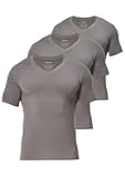 Men's Undershirts Viscose V-Neck Cool Feeling T-Shirt 3-Pack