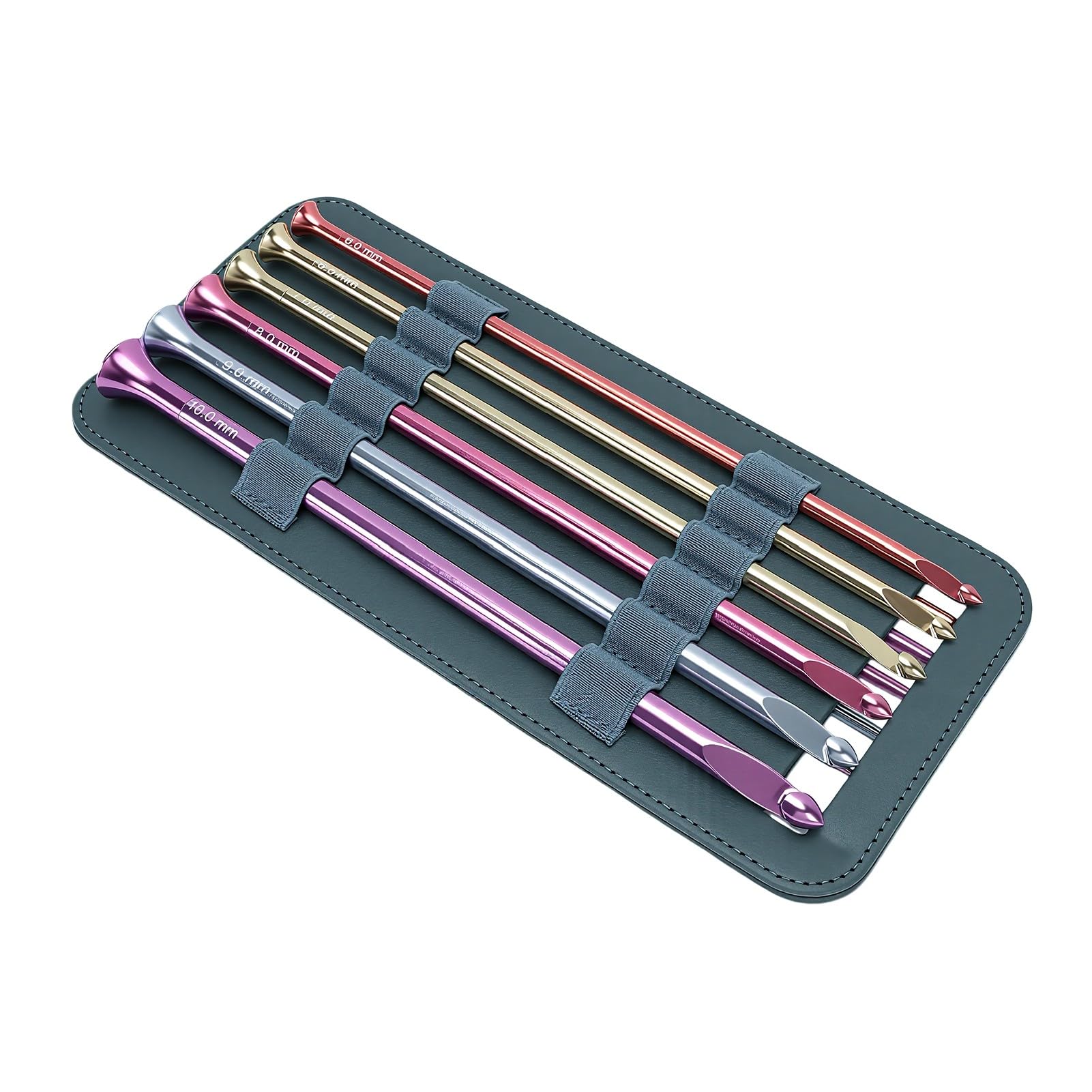 SUNGOOYUE Szydełko Tunezyjskie Zestaw, 12 Szt 3-10mm Aluminium, dla