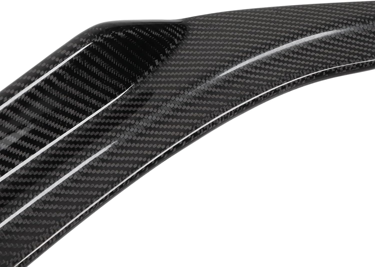 Brilluxa Rear Diffuser, Splitter Lip, Carbon Fiber Apron, Compatible with Infiniti Q50 2014‑2022, Rear Bumper Airflow Side Lip Extension