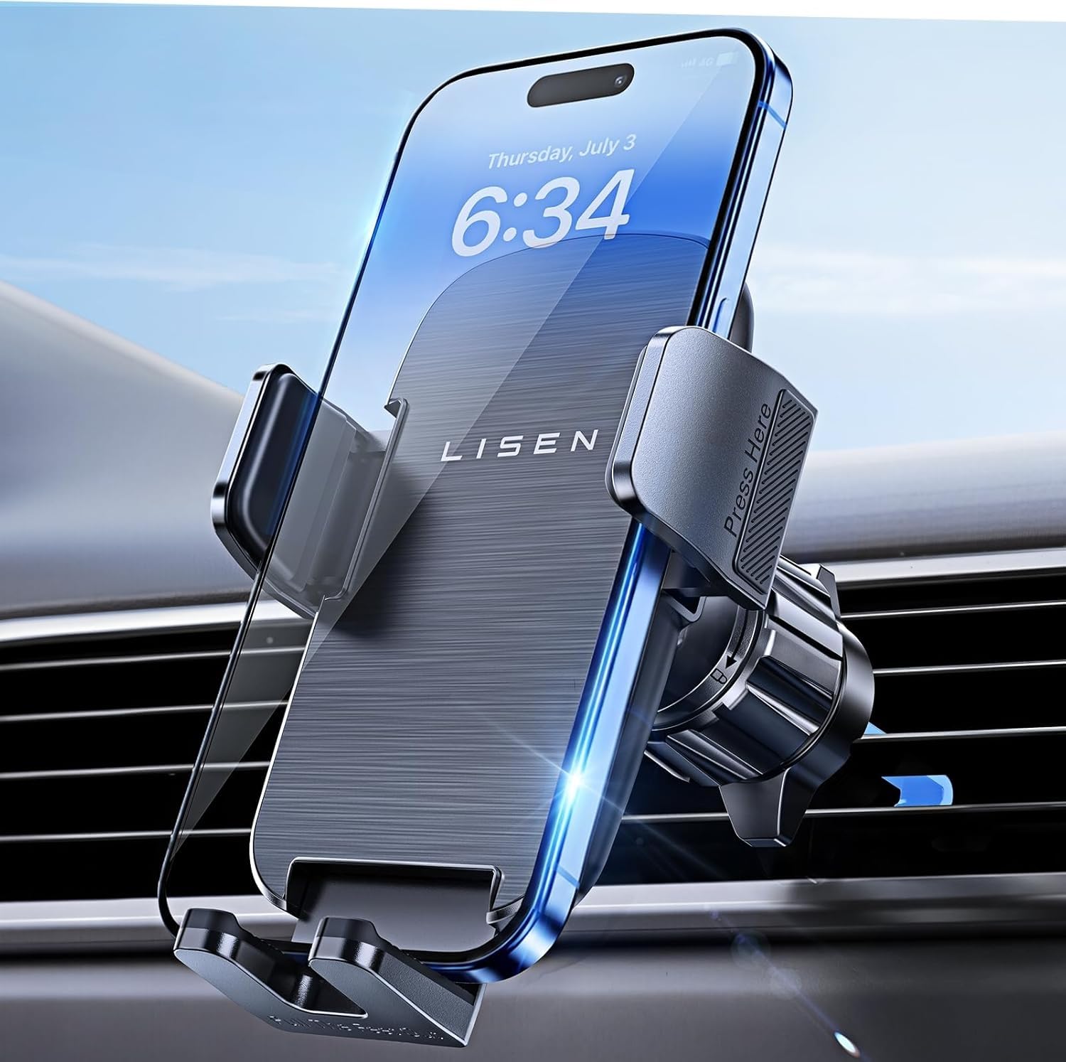 Amazon.com: LISEN Car Phone Mount, Phone Holders for Your Car