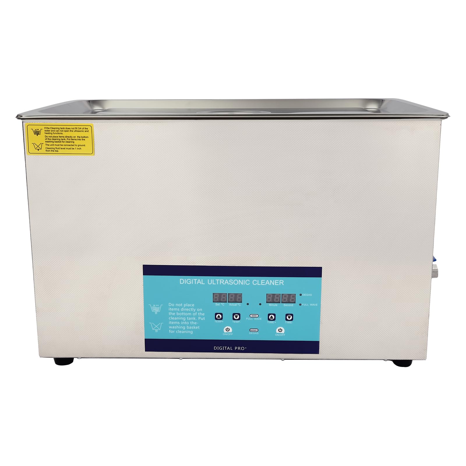 600W Ultraschallreiniger Ultraschallvergaserreiniger, Ultraschall Edelstahl-Reinigungsgerät Ultrasonic Cleaner mit Heizung Digital Timer for Glasses Jewellery