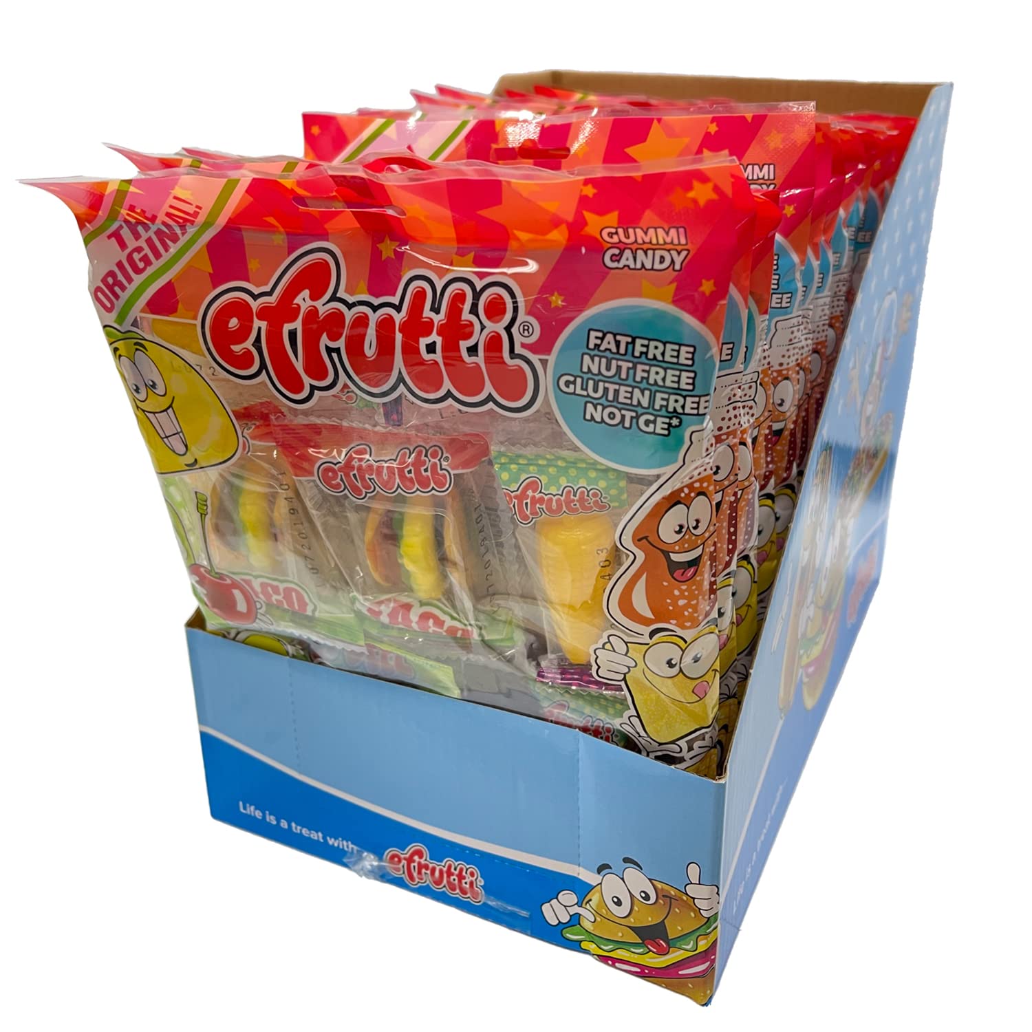 Gummi Theme Bag Taco Twosday Shelf Tray 2.7 oz. Case of 12 Cinco de Mayo Candy Mexican theme party tray