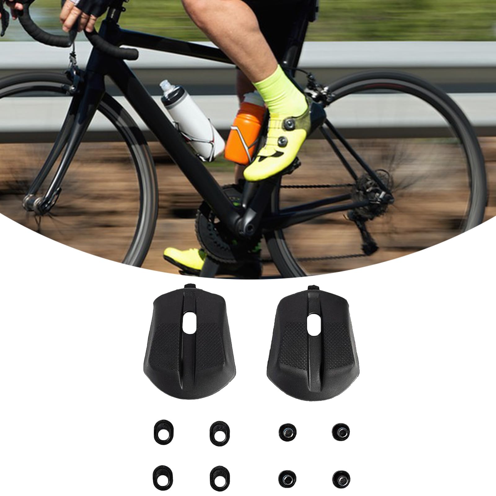 Talonera | Reemplazo Del Talón Para Zapatos De Bicicleta De Carretera,Refuerzo Antideslizante Resistente Para Reparación | Para Entrenamiento Reparación De Paseos En Casa Ciclismo Interior