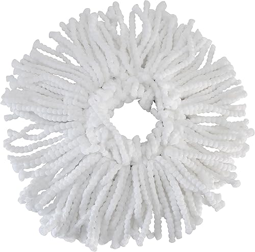 Miniatura 6 de Simplify Repuesto de cabezal de fregona de microfibra, 6.1 pulgadas, blanco