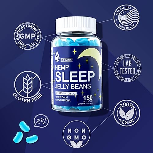 Miniatura 9 de Melatonin 3mg 15mg for The Whole Family with Ashwagandha, 5-HTP, Lemon Balm, Magnesium, B12, B6 Chewable & Low Sugar - for Healthy Rest Cycle, Deep