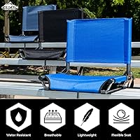 Vista 9 de Cascade Mountain Tech Asiento de estadio extra ancho