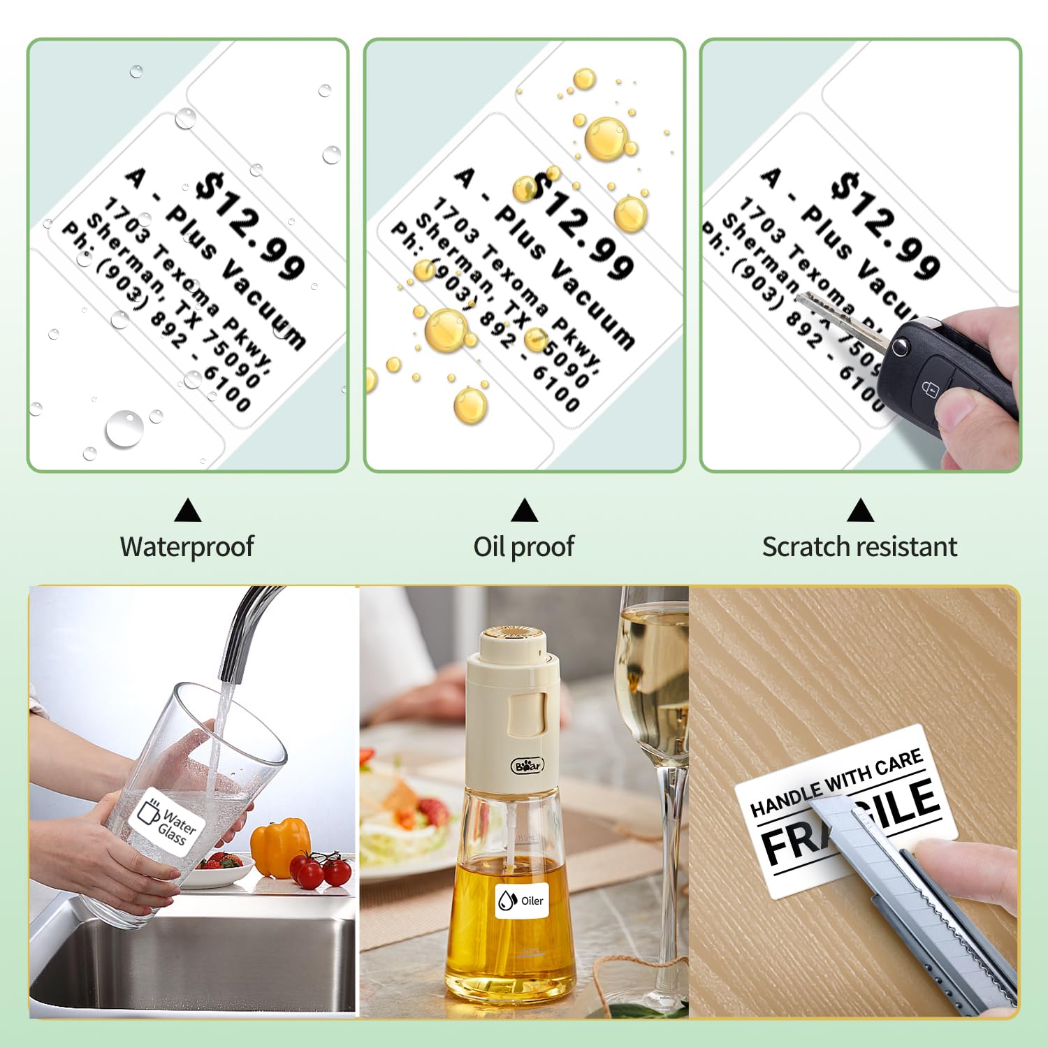 Stampante Etichette Phomemo M110 Bluetooth - Con 3 Rotoli, Per Codici A Barre, QR, Ufficio E Casa - Foto 6